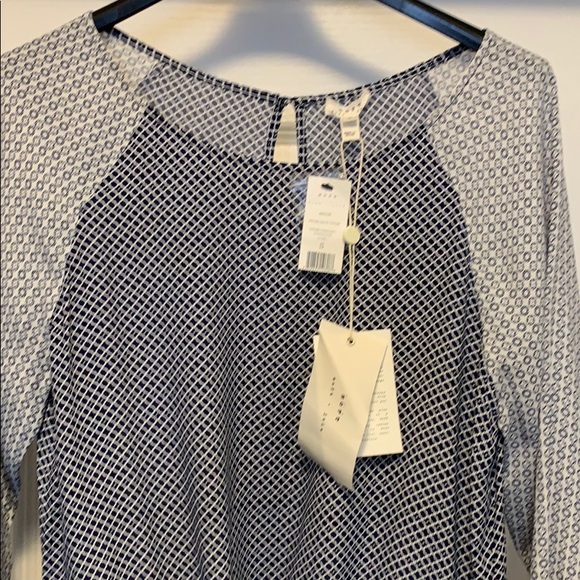 Joie Navy and White pattered Dress - Picture 4 of 5